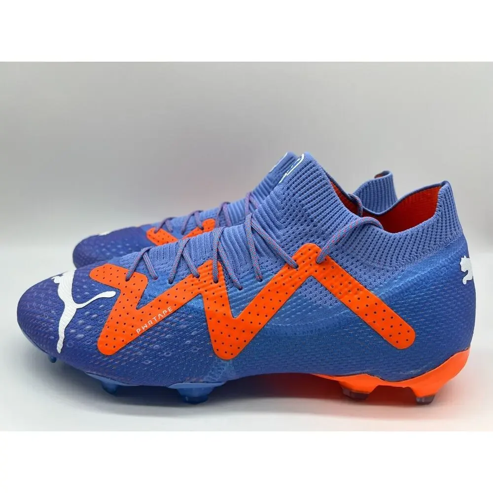 Puma Future Ultimate FG AG Soccer 107165 01 Blue Glimmer Men's Size 10.5